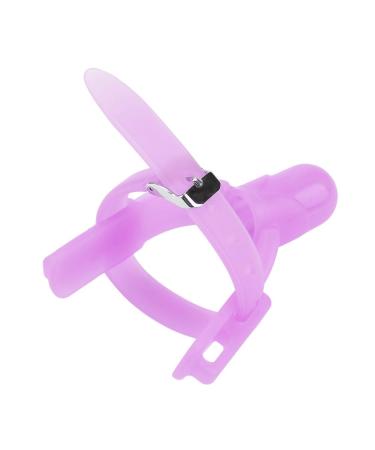 Adjustable Thumb Sucking Finger Protector for Babies & Toddlers - Silicone Teething Ring in Purple - Buy Online on GoSupps.com