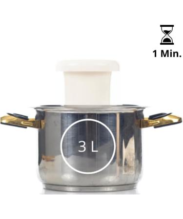 Nut Mylk Maker - 1L in 1 Minute | Create Plant Milk from Almond, Soy, Oat & Coconut | Vegan Drink Recipes | QR Code Included - Buy Online on GoSupps.com