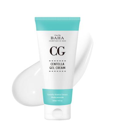 Cos De BAHA Centella Gel Cream 4 Fl Oz Large Size Cica Gel Cream with Centella Asiatica Extract & Madecassoside for Sensitive-Feeling Skin (120 ml)