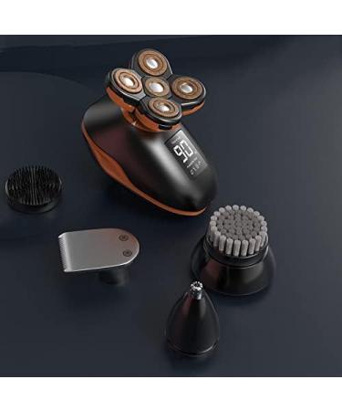 Premium Head Shavers for Bald Men | Rechargeable Electric Shaver & Trimmer Set - LCD Display USB Facial Brush - Buy Online on GoSupps.com