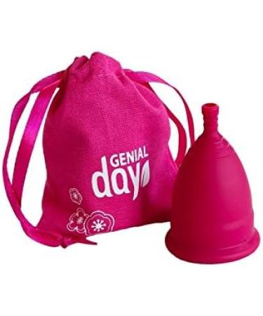 Genial Day Menstrual Cup - Medium Size | Eco-Friendly & Comfortable | 1 Count | Shop Internationally - Buy Online on GoSupps.com