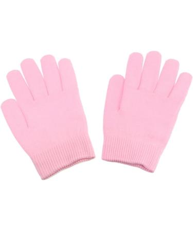 1Pair Moisturizing Spa Gloves Soft Cotton Gel Lining Gloves with Plant Essential Oil and Vitamin E Beauty Gloves for Dry Rough Hands Skin(Pink) Gloves Cotton - Buy Online on GoSupps.com
