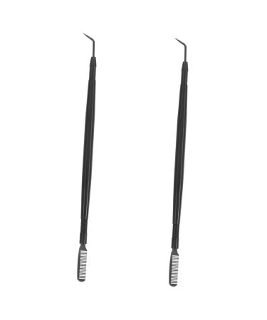 FRCOLOR 2pcs Beautiful Eyelashes Eyelash Lift Stick Lash Lifting Tool Eyelash Separator Eyelash Grafted Pick Stick Eyelash Lifting Stick Eyelash Tinting Stick Beauty Tool Stainless Steel 17.00X0.60X0.60CMx2pcs
