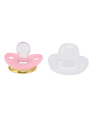 Bling Baby Pacifier | Silicone Heart Shape Rhinestone Pacifier for 6-18 Months | Pink Pacifier for Stylish Babies - Buy Online on GoSupps.com