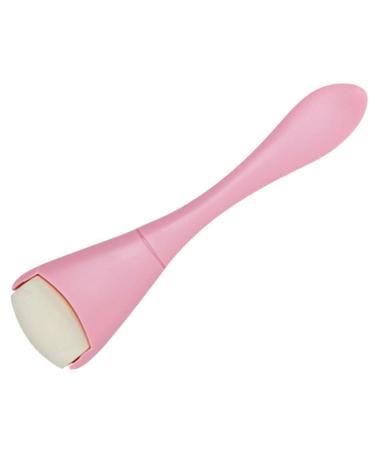 MERRYHAPY Oil Removal Roller Tools Walker Face Tool Oil Absorbing Stick Skin Care Tool Volcanic Stone Oil Absorbing Stick Remove Oil Volcanic Rock Pink Miss Massage Stick 10.30X2.70X1.50CM Pink