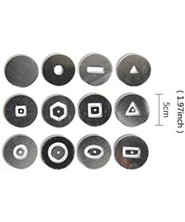 Clay Extruder Hand-Held Tool with 12 Moulds for Sculpture Clay Gun - Buy Online on GoSupps.com