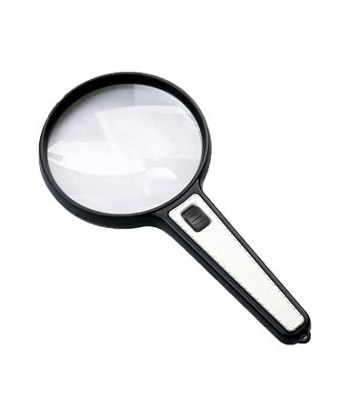 3 X & 10X Magnifying Glass with 3 LED Light LED Lighted Reading Magnifier for Hobbyists AMD- Reading Fine Print Seniors Magnifying Glass with Light Small Gift