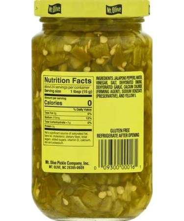 Mt Olive Pickle Co Mt Olive Diced Jalapeno Pepper 12 oz - Buy Online on GoSupps.com
