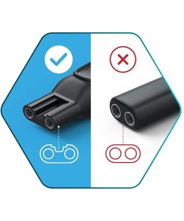 Pwr HQ8505 Charger Cord for Philips Norelco 9000-3000 Series Shavers & Trimmers - Extra Long Charging Cable for Aquatec Multigroom Beard Trimmer - Compatible with MG3750 MG5750 8240XL - Buy Online on GoSupps.com