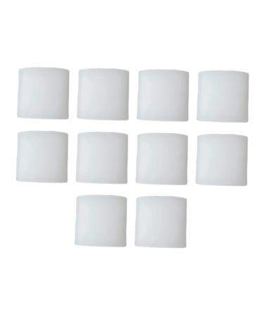 20 Pcs Toe Cover Toe Sleeves Silicone Gel Toe Sleeve Silicone Toe Sleeves Silicone Toe Caps Gel Toe Protector Toe Splints Silicone Toe Protector Toe Guards Big Toe Protectors Whitex2pcs 3x2.5cmx2pcs