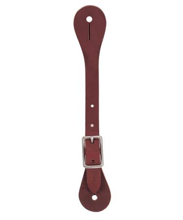Weaver Leather Women's Latigo Leather Spur Straps Burgundy
