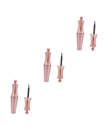 HAPINARY 6 Pcs Liquid Eyeliner Highlight Gel Sticky Makeup Fakeaway Glow Refillable Eyelashes Titanium Oxide