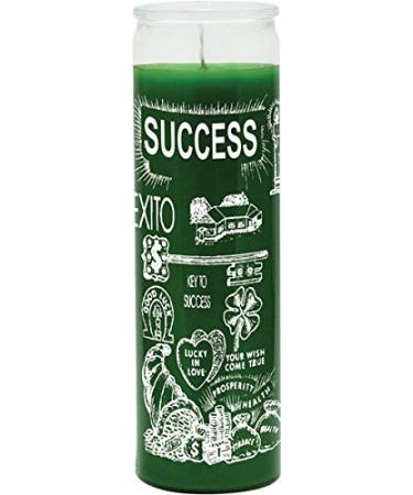 INDIO Success Green Candle - Silkscreen 1 Color 7 Day