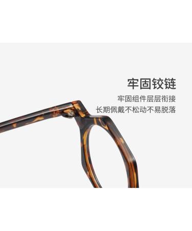 Buy SERONI TR90 Polygon Frame Blue Light Blocking Glasses for Men & Women - Anti UV Ray Computer & Reading Glasses - Stylish Tortoiseshell Design - 47mm - Buy Online on GoSupps.com