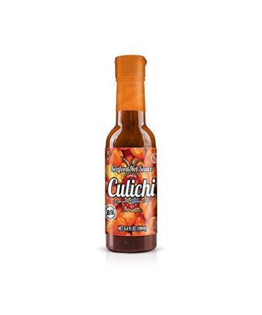 Salsa Culichi Habanero Hot Sauce - 4 Bottles, 6.4oz Each - Buy Online on GoSupps.com