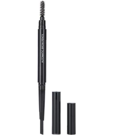 Double Head Eyebrow Pencil 5 Colors Waterproof Eyebrow Triangular Eyebrow Pencil Tip with Brush Cosmetic Makeup (Black ) - Buy Online on GoSupps.com