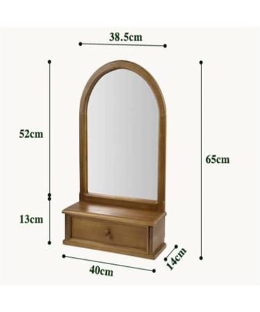 ZHCHAO Desktop Makeup Drawer Jewelry Box Wooden Dresser Large Capacity Jewelry Storage Box Locker Talla nica D - Buy Online on GoSupps.com
