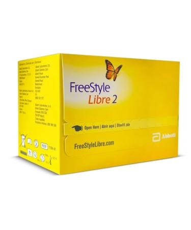 Abbott Freestyle Libre 2 Sensor for Diabetes Monitoring CGM + FREE Tetra-Sole Waterproof Sensor Cover - UK White - Buy Online on GoSupps.com