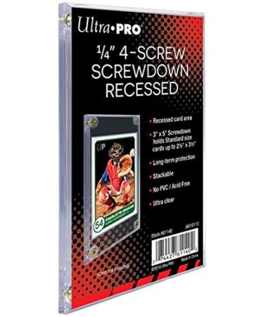Ultra-Pro 1/4 inch 4-Screw Screwdown Holder (Quantity of 25)
