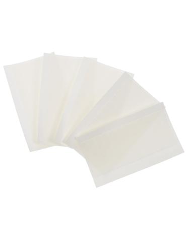 POPETPOP 5 Sheets Double-sided Tape Double Sided Adhesive Tape Invisible Lace Wig Waterproof Wig Tape Adhesive Hold Wig Tape Toupee Tape Double Sided Tape for Wig White Hair Tape Strips 2X0.5X0.1CM White
