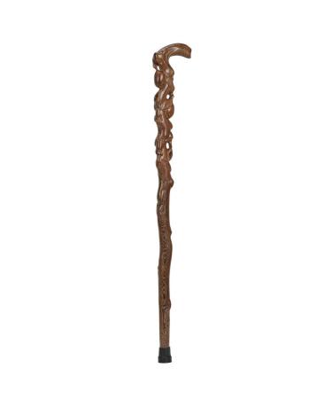 Chicken Wing Wooden Root Carving with Shape Middle-Aged Crutch Anti-Skid Walking Stick Wood Carving 90cm Crutches Hello Independence
