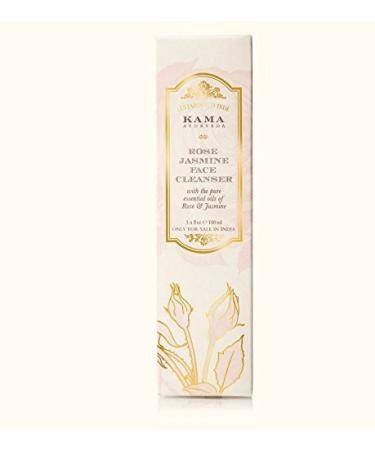 Kama Ayurveda Rose & Jasmine Face Cleanser - 100ml | Pure Essential Oils for Glowing Skin - Buy Online on GoSupps.com