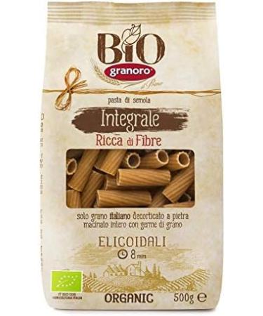  Granoro Granoro Elicoidali Integral Organic 500 g Pack of 4 Free Delivery - Buy Online on GoSupps.com