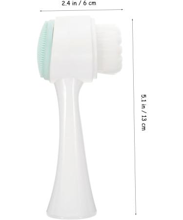 minkissy 1pc Remove Dead Skin De Doble Cara Green Color Greens Manual Face Cleansing Brush Manual Facial Brush Face Cleaning Brush Pores Facial Cleanser Cleaning Artifact Green medium - Buy Online on GoSupps.com