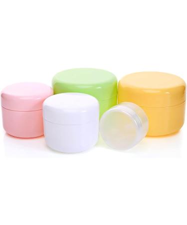 Tianzd 12-Piece Green Plastic Cream Can Set (30ml) - Empty Cosmetic Containers with Lids & 5 Spatulas - Ideal for Skincare & Travel - Buy Online on GoSupps.com