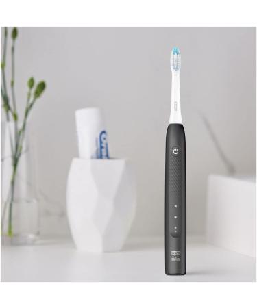 Oral-B Pulsonic Slim Clean 2900 Electric Toothbrush - Double Pack with 2 Brushes 2 Cleaning Modes Timer | Perfect Gift in Black/White - International Shipping Available - Buy Online on GoSupps.com