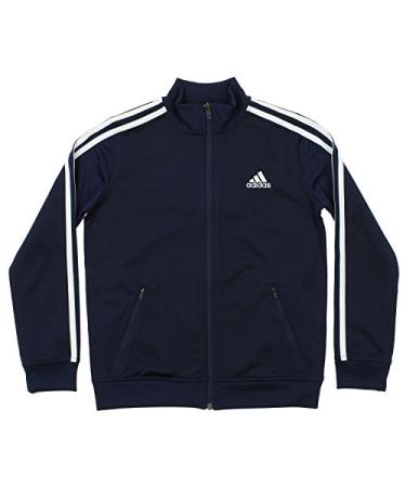 adidas Boys Separates Training Track Jacket (Big Kids) 18 Years Collegiate Navy/ White