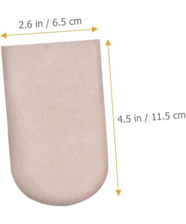 FRCOLOR 1 Set Half Size Heel Pad Sports Heel Pads Creative Heel Pads Shoes Height Increase Pads Invisible Height Pads Comfortable Heel Pads Inner Heightened Sock Pad Sports Heel Insoles - Buy Online on GoSupps.com