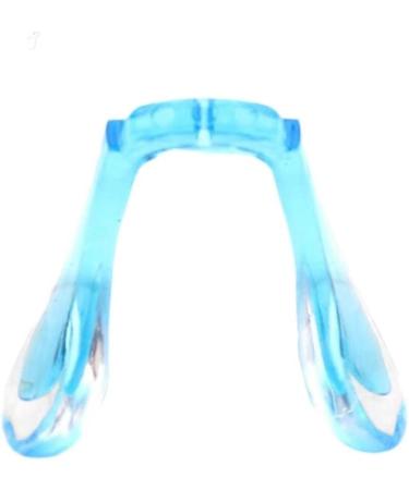 Glasses-nose bracket holder glasses nose 2 pieces blue silicone and screw-glasses-nose pad substitute for children U-shaped plastic-glass-transparent nasal cushion arm (color: b Blu