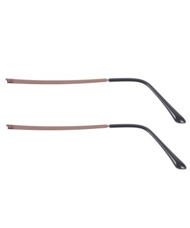 IPLUSMILE 1 pair of coffee-end parts men's arm fashion glasses bricks leverage ear reading frame legs arm leg sunglasses thin glasses women universal glasses glasses coffee 14x3cm
