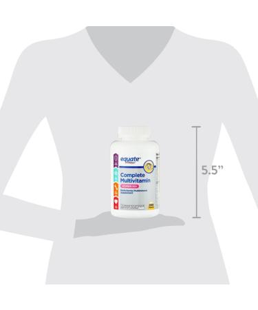 AGILIPET Equate Complete Multivitamin for Women 50+ Daily Multimineral Supplement Tablets 200 Count Sticker - Buy Online on GoSupps.com