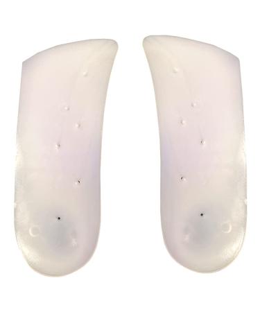 Peppy Feet Basic Orthotic Shoe Flexible Insoles Arch Support for Flat Feet - Men - Large (10-11.5)
