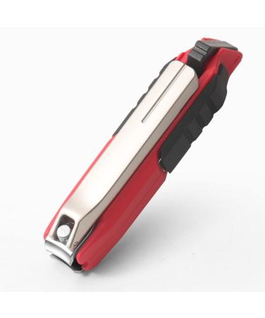 UNbit Nail Clipper Portable Anti-Splash Nail Clippers Stainless Steel Multi-Functional Nail Cutter for Cut Thick Hard Ingrown Nails Nail Clippers(Color:2)