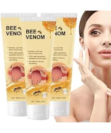 3Pcs Bee Venom Professional Gel | Professional New Bee Venom Repair Cream | Propolis Joint Cream for Neck | Waist | Back | Hands | Feet | and Legs | Hydrating Moisturizing Treatment Cream | 60G/2.12FL.OZ