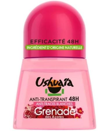 USHUAIA - Pomegranate Roll-on Deodorant 50ml - Pack of 4 - Sold in Packs - Buy Online on GoSupps.com