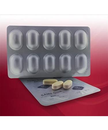 Olympian Labs SAMe Gold 400mg - Vegan, Gluten Free Mood & Joint Support | 30 Enteric Coated Capsules - Buy Online on GoSupps.com