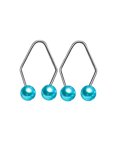 miduoidn Smiling Refinement Cheeks Dimples Maker Beads for Women and Girls Strong and Effective Metal Natural Dimples Maker Blue