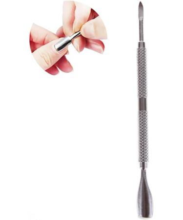 Cuticle Pusher And Spoon Double-End Nail Cleaner Stainless Steel Cuticle Remover And Cutter Manicure And Pedicure Tool For Fingernails And Toenails Nail Dual Tool - Buy Online on GoSupps.com