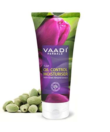 Vaadi Herbals Tulip Oil Control Moisturizer Cream | Green Almond Extract | Pack of 6 (60 ml each) | Best Face Cream for Oily Skin | International Shipping Available - Buy Online on GoSupps.com