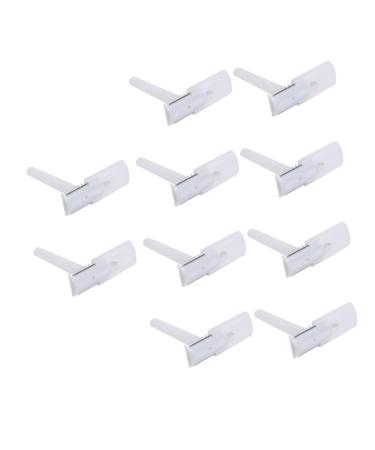 Beaupretty 25pcs Disposable Skin Arm Leg Hair Razors Tools for Men Body Hair Razors One Time Wet Dry Hair Remover Privates Hair Shavers Shaving Razors Man White Pedicure Abs Ma