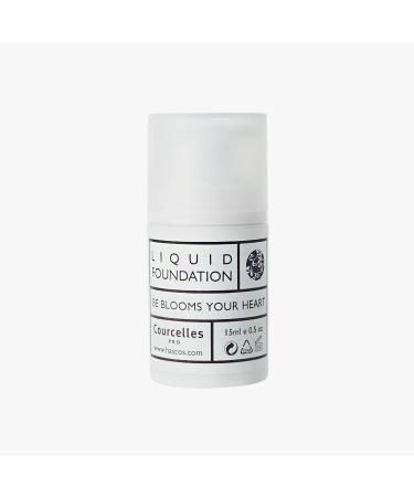 Courcelles  Liquid Foundation 15ml (0.507oz)  K-Beauty  Made in Korea (NO.100-White Pink)