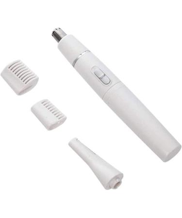 Hygienic Grooming 2-in-1 Trimmer & Detailer with Rinseable Interchangeable Heads - Perfect for Eyebrows Neckline Nose Ears and Other Detailing