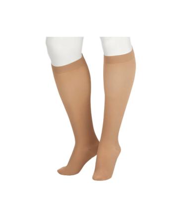 Juzo Dynamic Varin 3511 Knee-High 20-30mmhg Silicone Top Band Closed Toe Sock