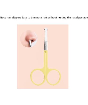 Nail Clipper Set Household Stainless Steel Tweezers Nail File Nail Clippers Pedicure for Men and Women Yellow - Buy Online on GoSupps.com