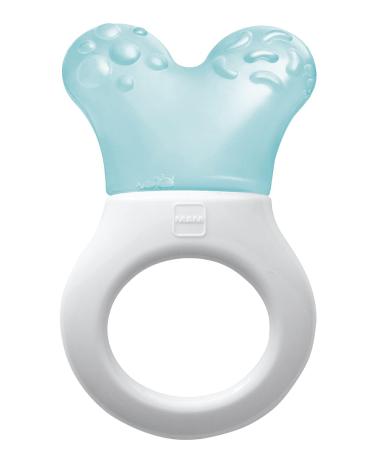 MAM Cooler and Clip - Cooling Bite Ring for Babies 2+ Months | Lightweight Teething Aid in Turquoise - Buy Online on GoSupps.com