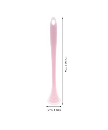 Beavorty Silicone Tongue Scraper - Double Sided Oral Care Cleaner Brush for Bad Breath - Professional Dental Kit - Pink - Buy Online on GoSupps.com